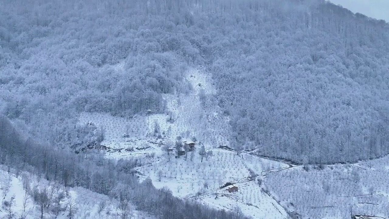 Samsun'un Kış Güzellikleri Beyazla Kaplandı