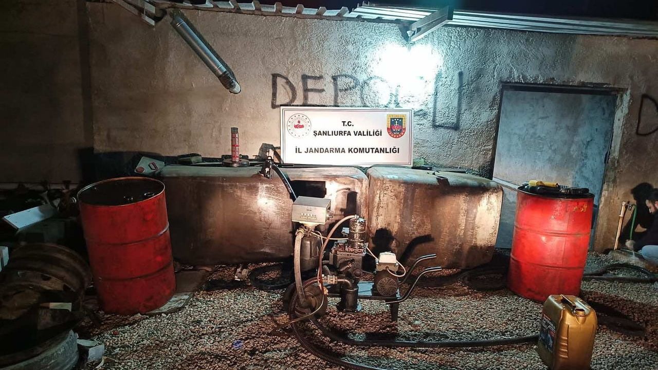 Şanlıurfa'da 1270 Litre Kaçak Akaryakıt Ele Geçirildi