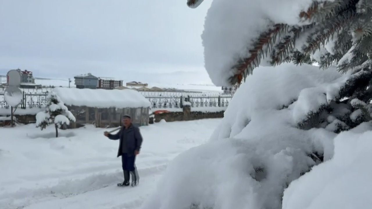 Sarıkamış Beyaz Cennete Dönüştü