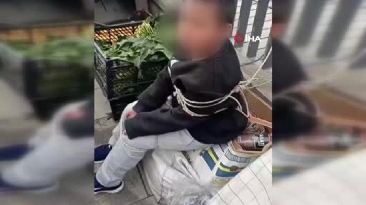 Sarıyer'de Hırsızlık Olayı: Çocuk iple Bağlandı