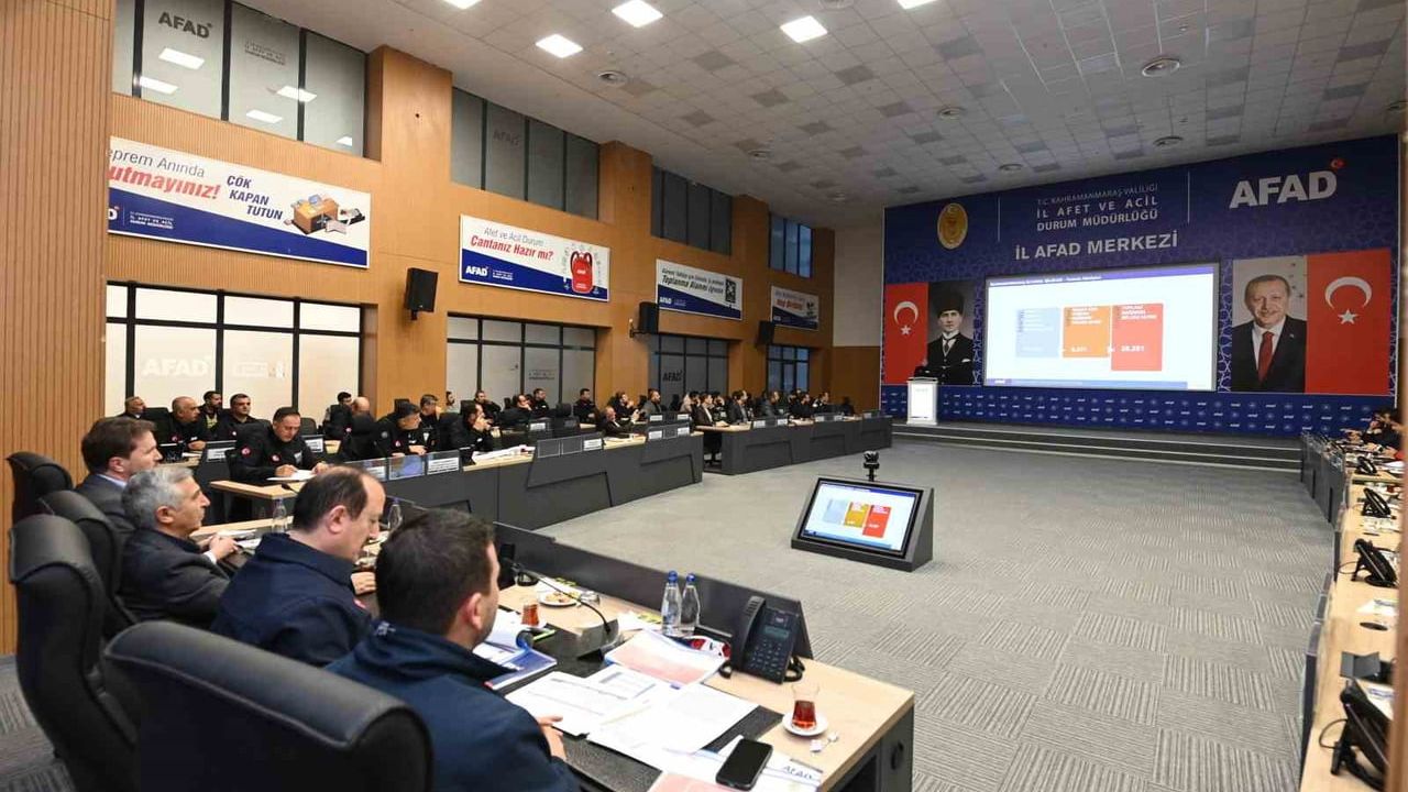Şehirdeki Afet Yönetimi ve Koordinasyon Toplantısı