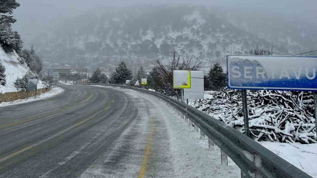 Sertavul Geçidi'nde Ulaşım Kontrol Altında