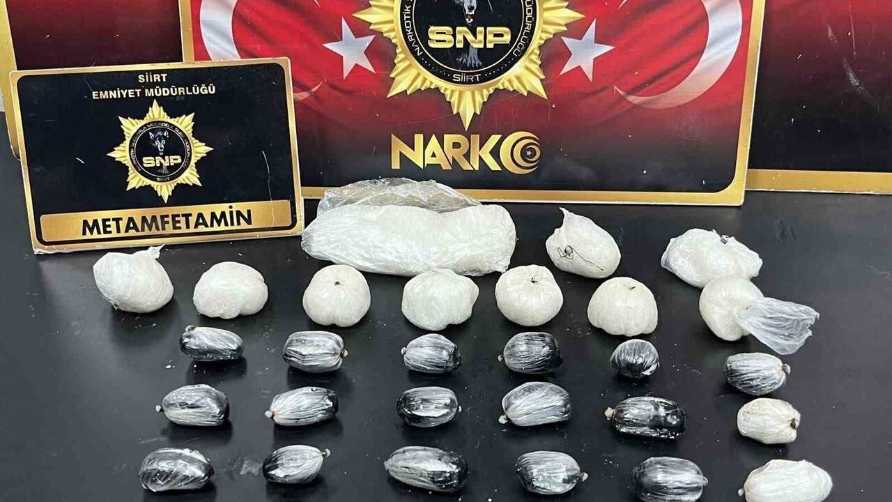 Siirt'te 1 Kilo Uyuşturucu Madde Ele Geçirildi