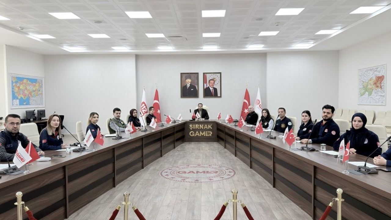 Şırnak 112 Acil Çağrı Merkezi Yıl Sonu Değerlendirmesi Gerçekleştirildi