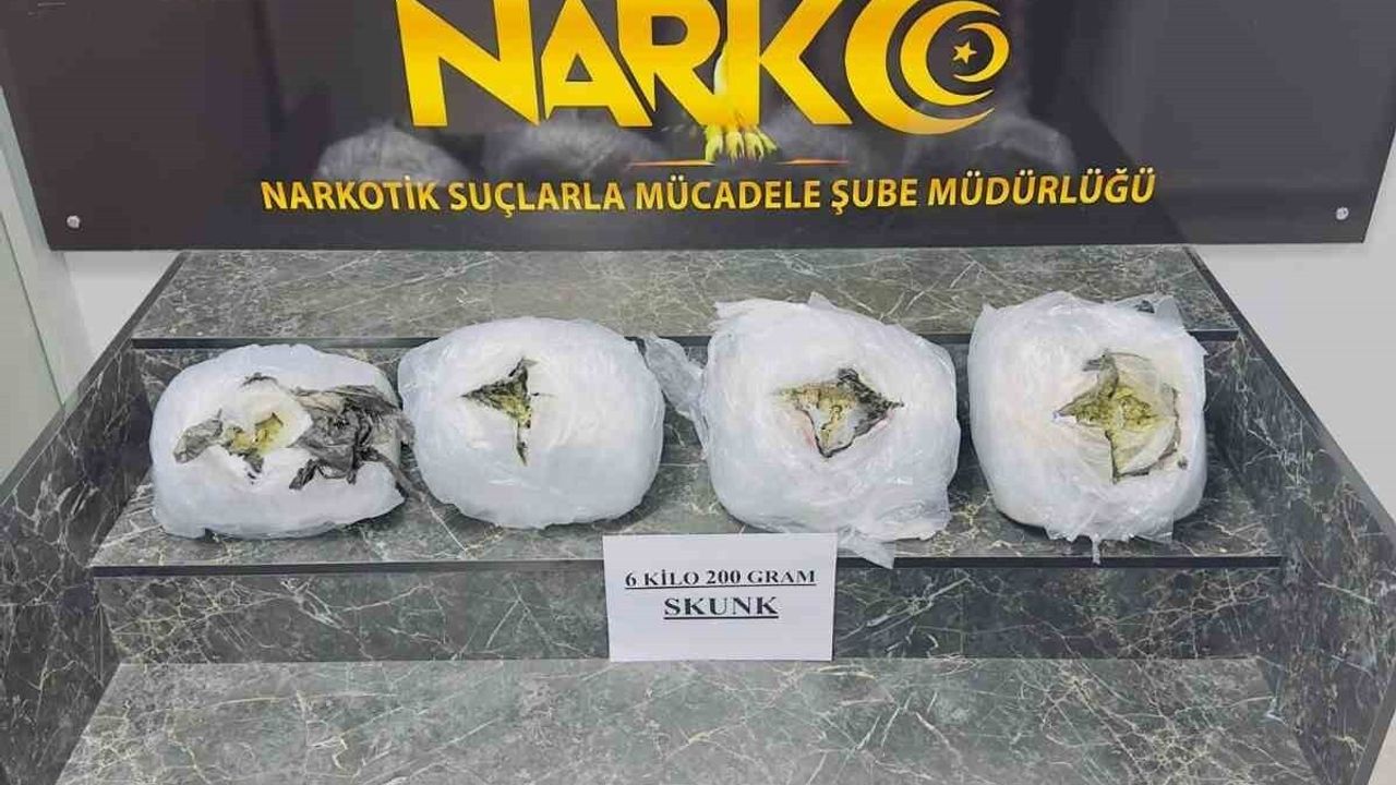 Şırnak’ta Uyuşturucu Operasyonu: 6 Kilo Skunk Ele Geçirildi