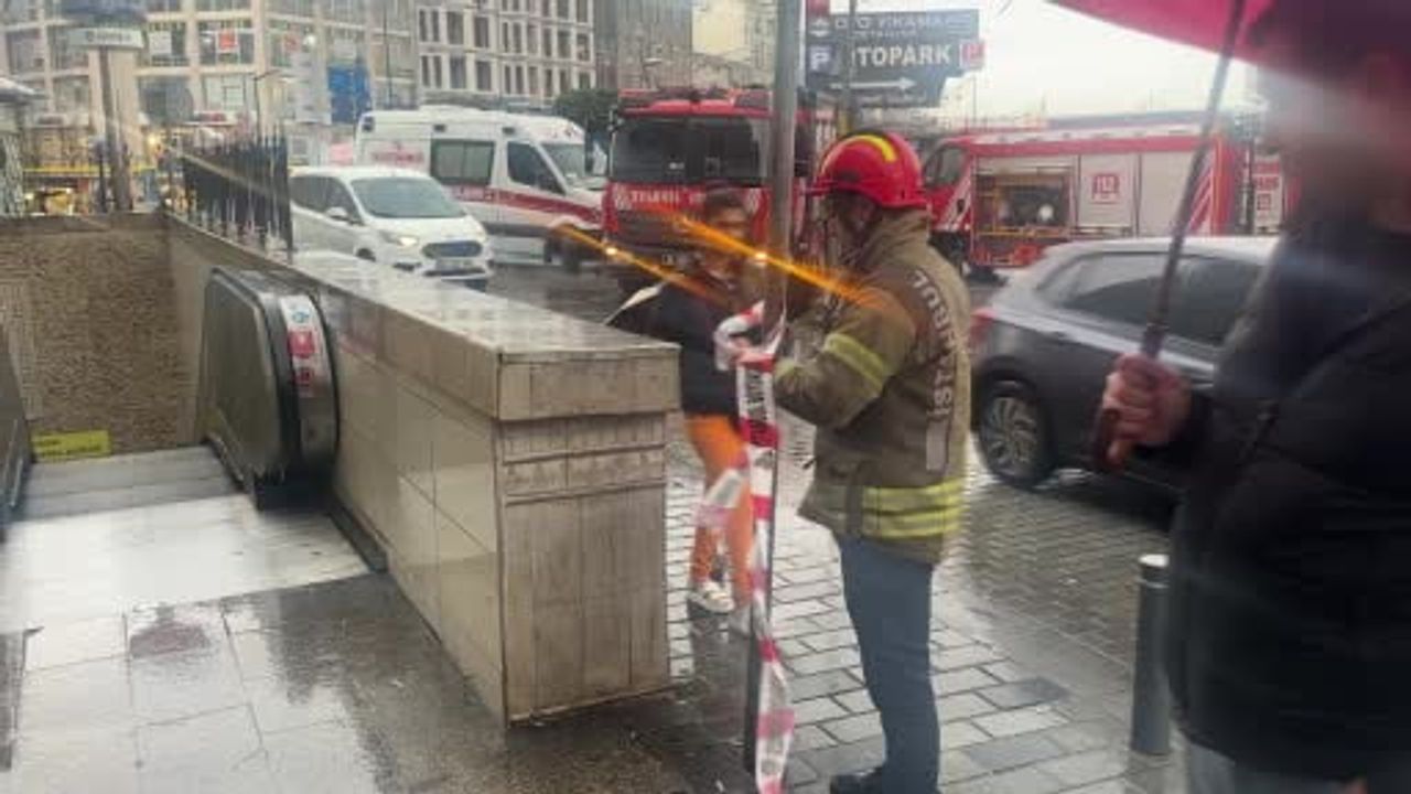 Şişhane Metro İstasyonunda İntihar Girişimi