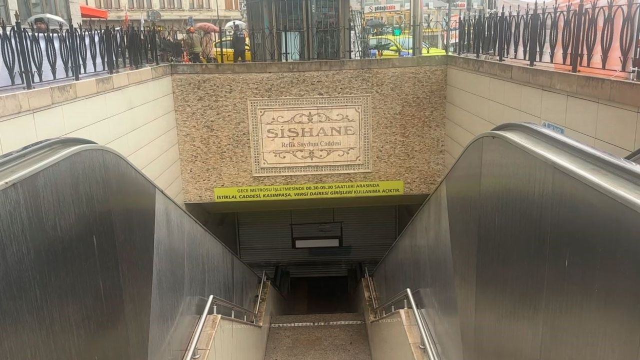 Şişhane Metro İstasyonunda İntihar Olayı