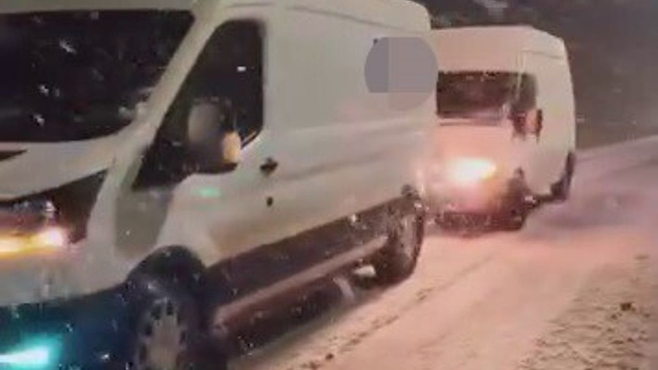 Sivas'ta Kar Yağışı ve Yağdonduran Geçidi'nde Zorlu Anlar