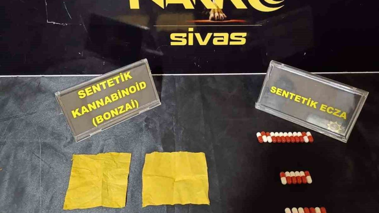 Sivas'ta Uyuşturucu Operasyonu: 3 Tutuklama