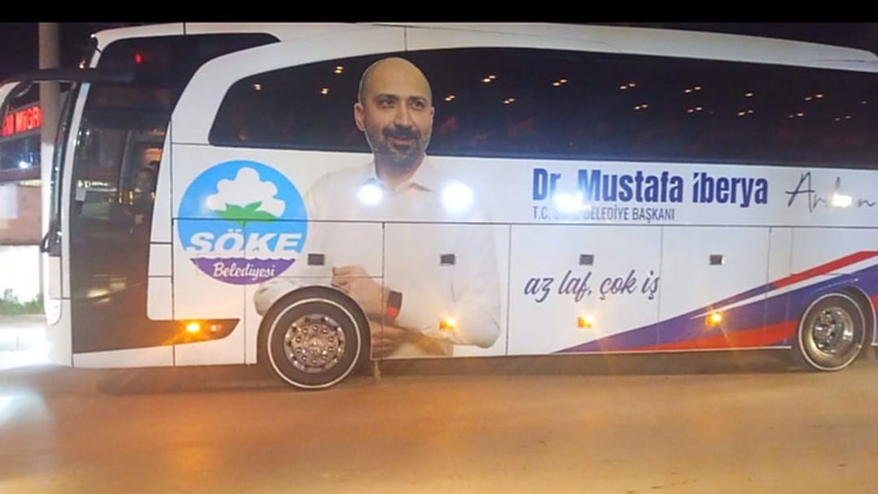 Söke Belediyesi'ne Yeni Bağışlanan Otobüs