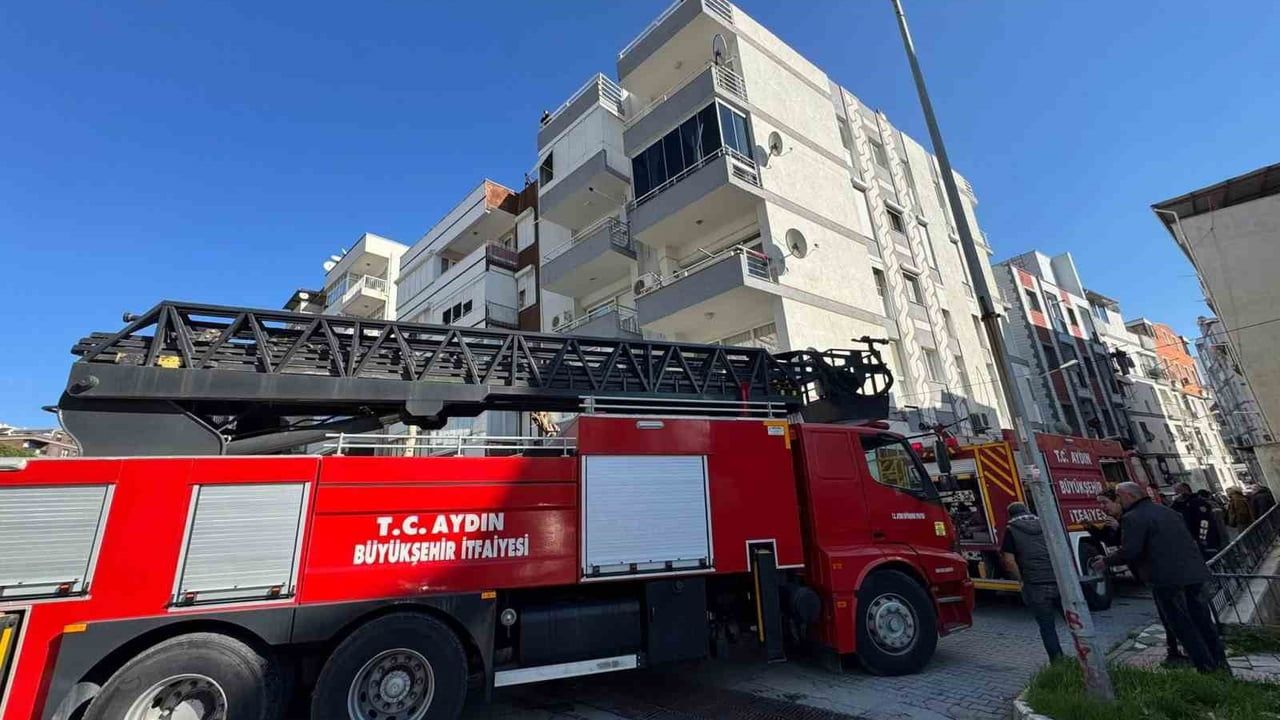 Söke'de Aspiratörden Yangın Panik Yaratmadı