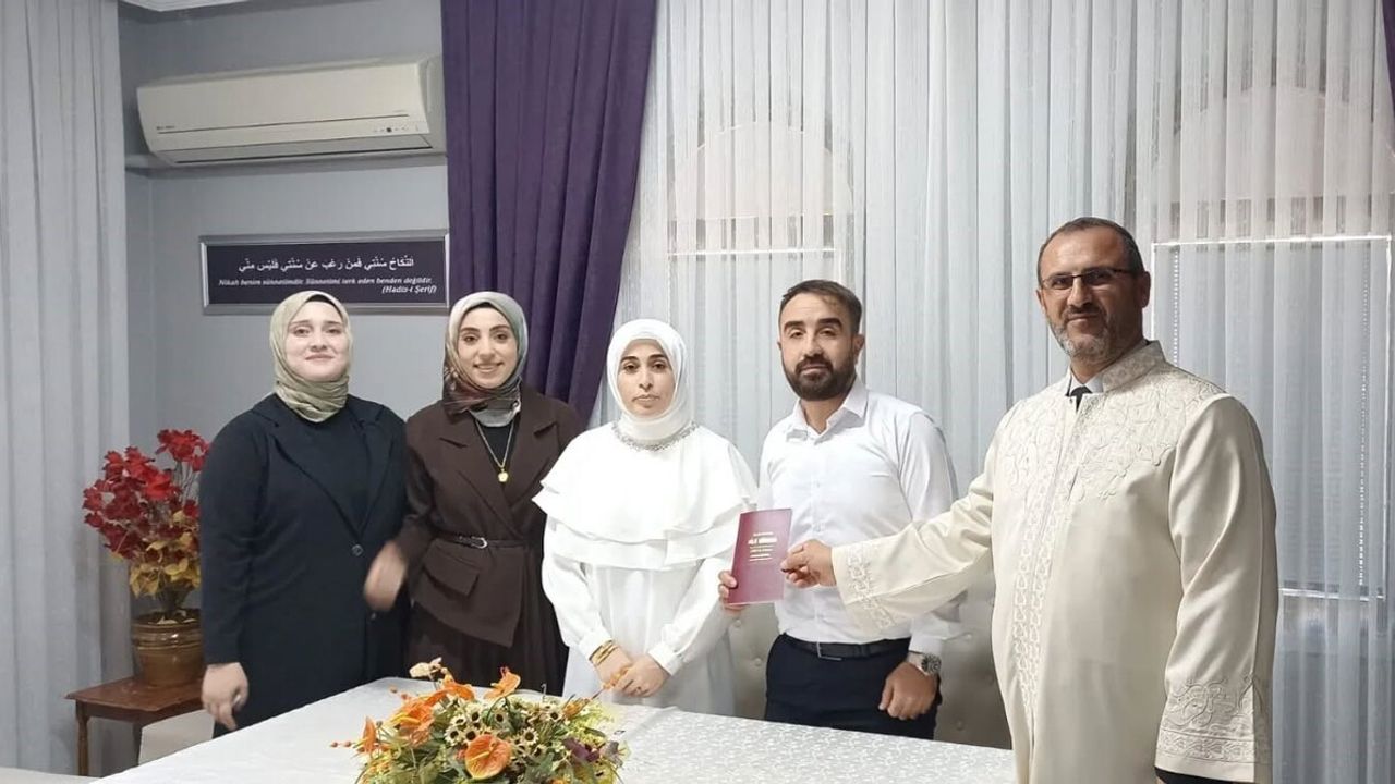 Söke Müftülüğü'nde 100. Nikah Töreni