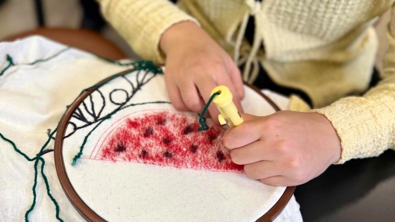 SUBÜ Öğrencileri Keçe Üretiminde Pratik Deneyim Kazandı