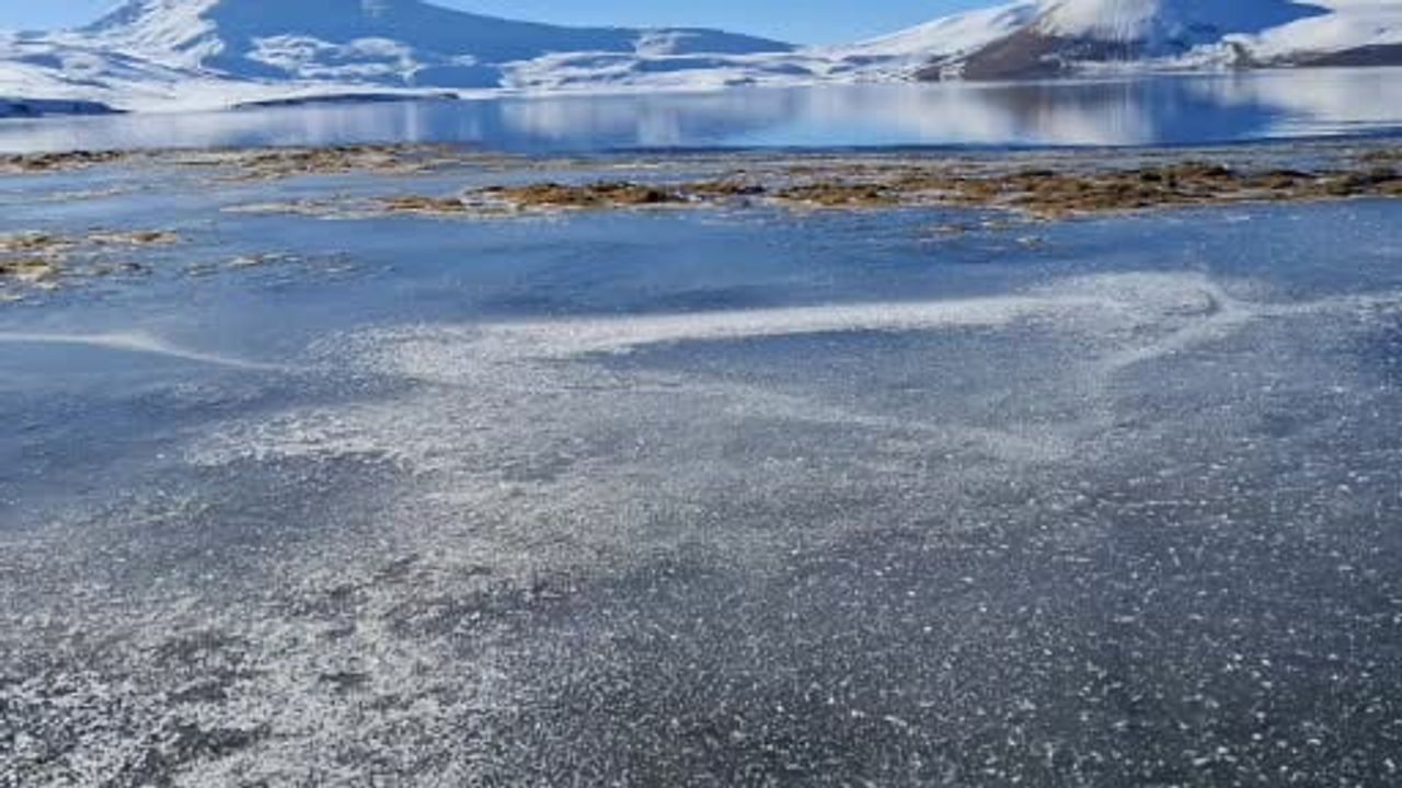Taşlıçay Balık Gölü Kısmen Buz Tutma Gözlemleri