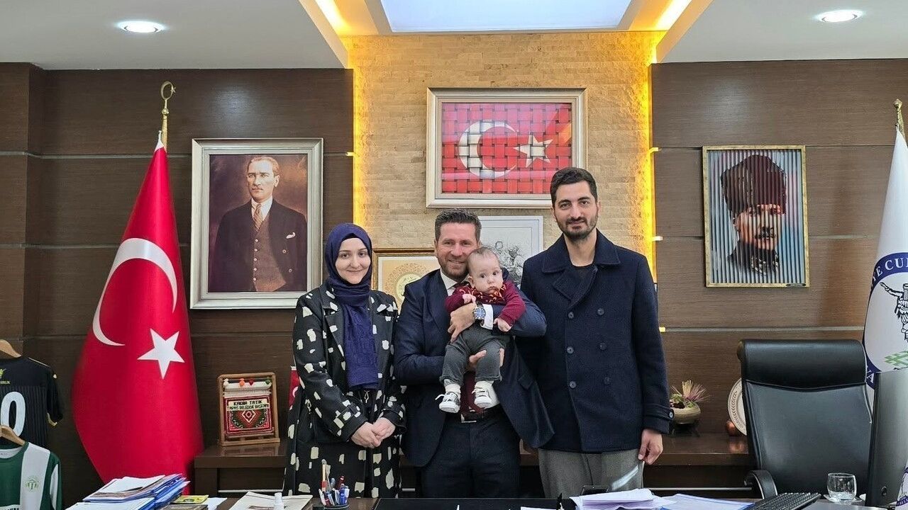 Tavas Belediye Başkanı Kerem Bebeği Ağırladı