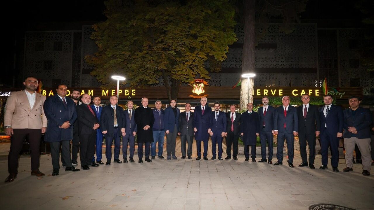 TBMM Başkanı Kurtulmuş Tacikistan'da Türk İş Adamlarıyla Bir Araya Geldi