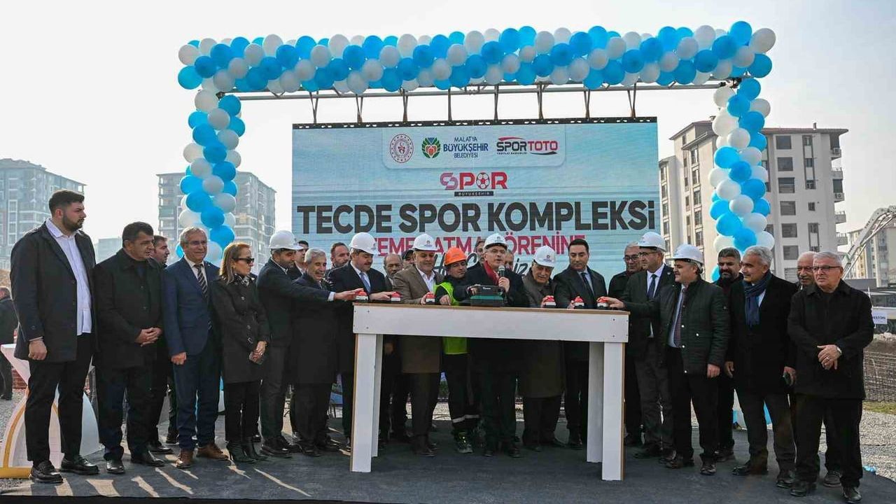 Tecde Spor Kompleksi’nin Temel Atma Töreni Gerçekleşti