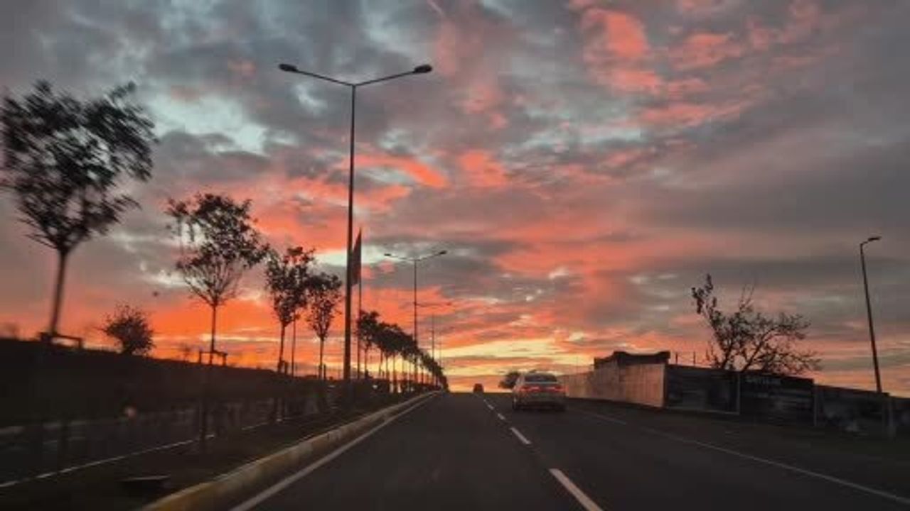 Tekirdağ'da Gün Doğumunun Göz Alıcı Renkleri