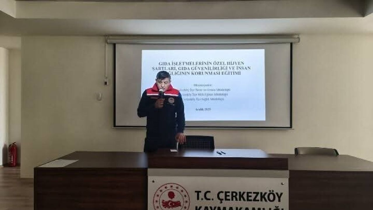 Tekirdağ'da Okul Kantinleri için Hijyen Eğitimi Düzenlendi