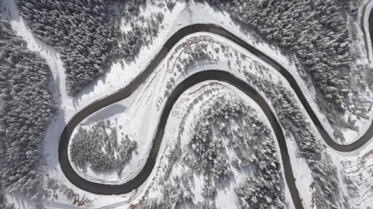 Tersun Dağı'nda Kartpostallık Kış Manzaraları