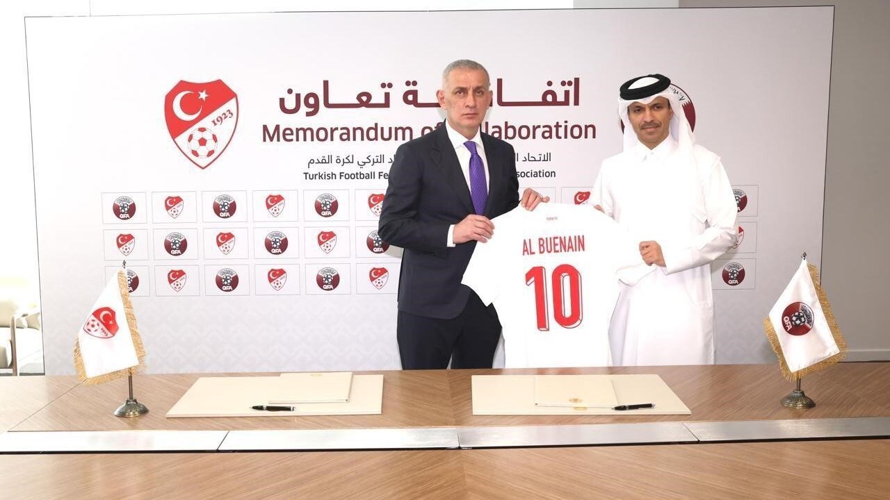 TFF ve Katar Futbol Federasyonu Arasında İş Birliği Anlaşması İmzalandı