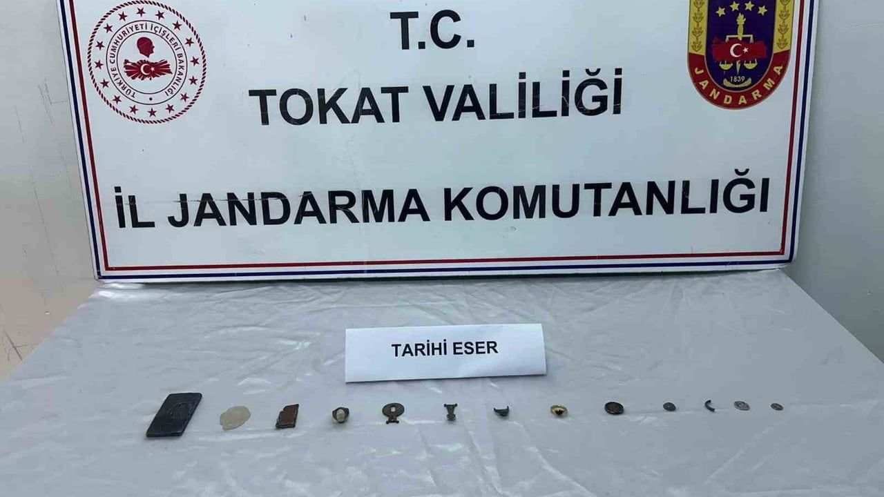 Tokat'ta 13 Parça Tarihi Eser Ele Geçirildi
