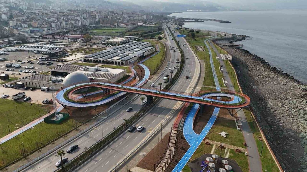 Trabzon'da Modern Ekolojik Köprü Tamamlandı