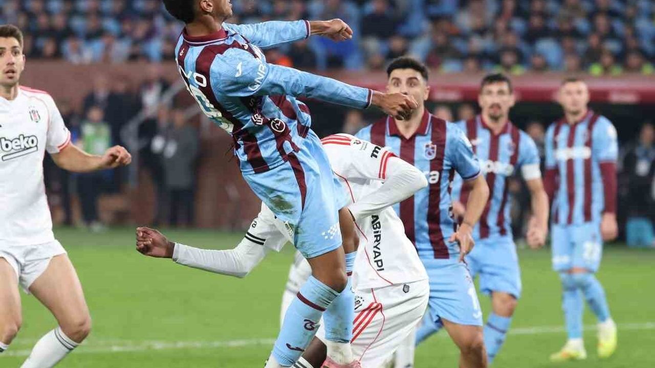 Trendyol Süper Lig: Trabzonspor ve Beşiktaş 3-3 Beraber Kaldı