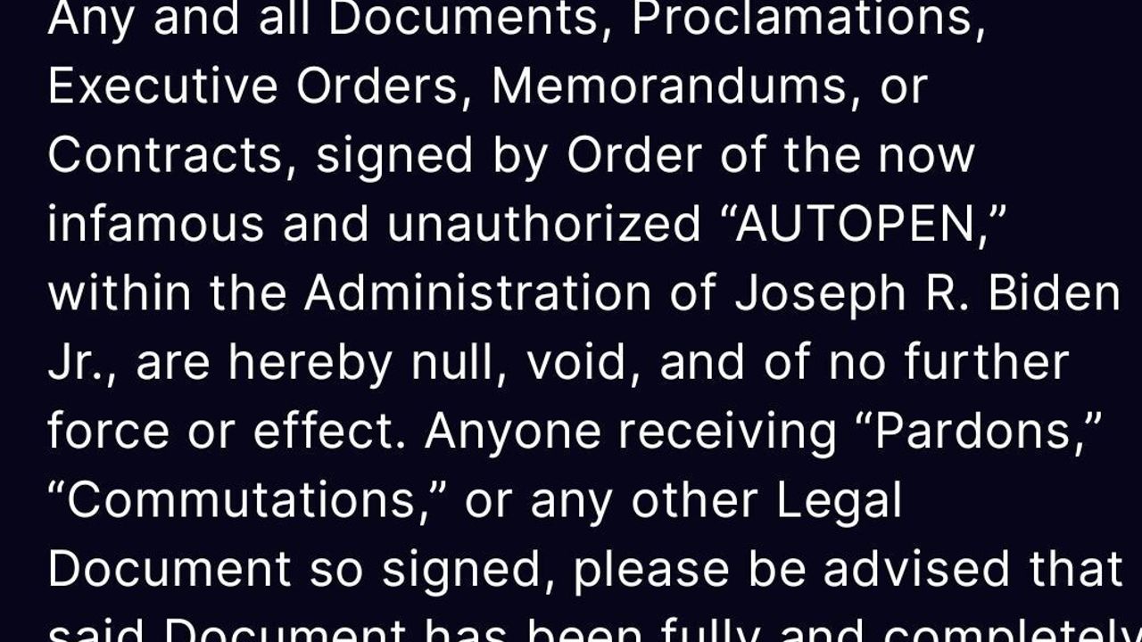 Trump'tan Biden Dönemine Eleştiri: Autopen ile İmzalanan Belgeler Geçersiz