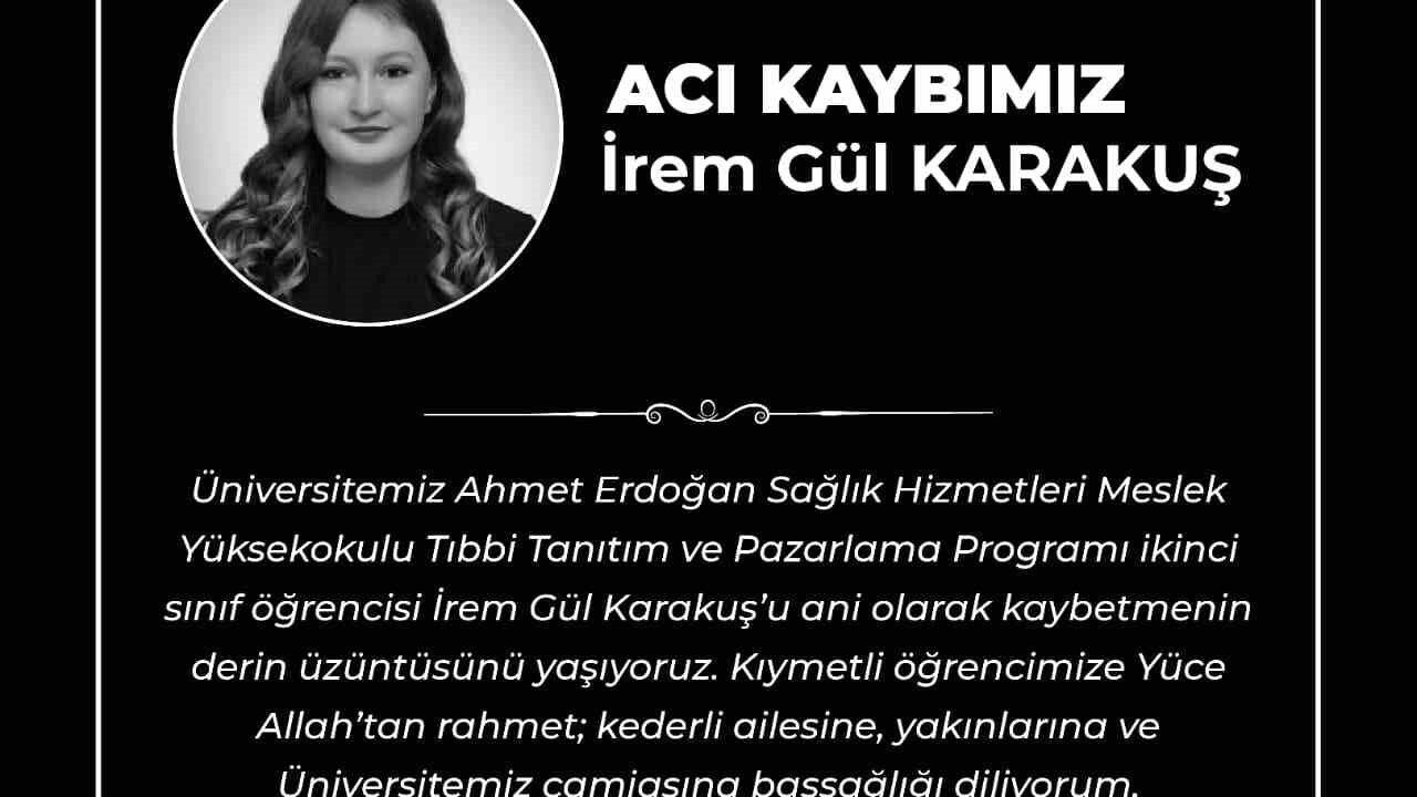 Üniversite Öğrencisi Hayatını Kaybetti
