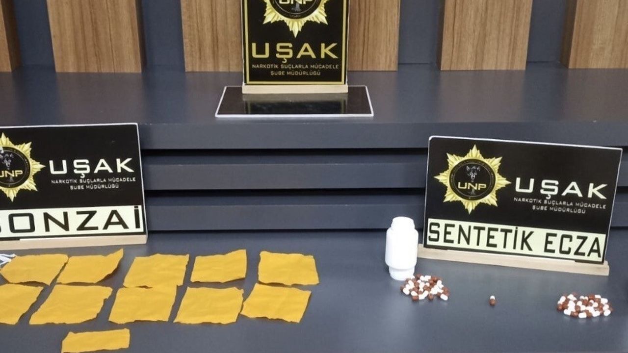 Uşak'ta Uyuşturucu Operasyonu: 4 Tacir Tutuklandı