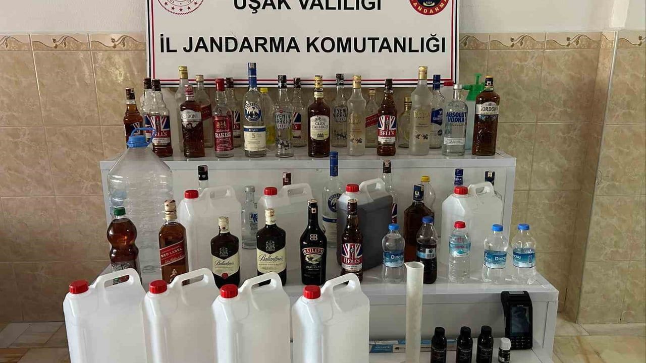 Uşak'ta Yılbaşı Öncesi İçki Kaçakçılığına Darbe