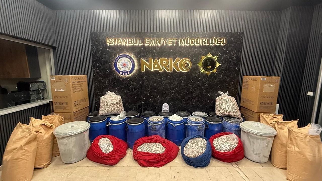 Uyuşturucu ile Mücadelede Büyük Başarı: 6 Milyon Hap Ele Geçirildi