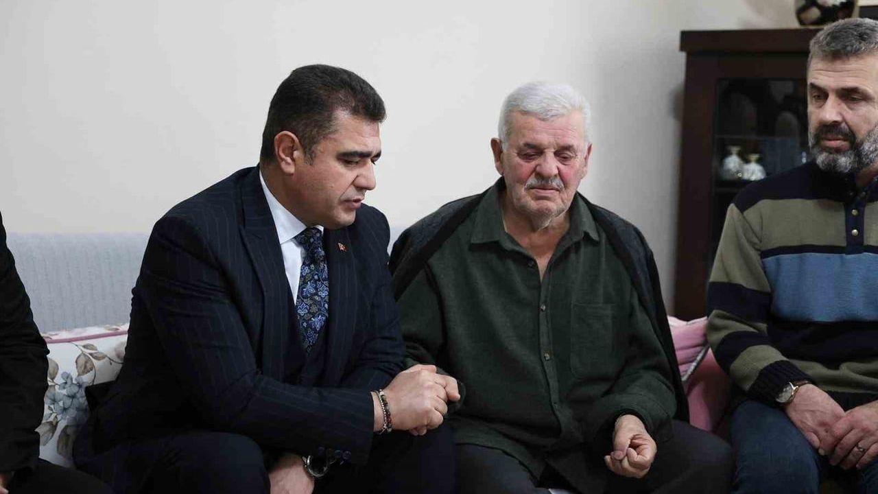 Vali Aslan, Şehit Polis Turgut Külünk’ün Ailesini Ziyaret Etti