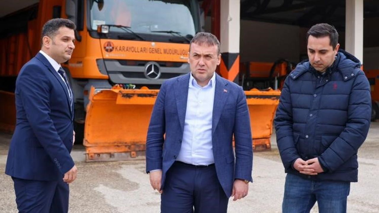 Vali Sözer'den Karayollarına Kış Hazırlıkları Mesajı