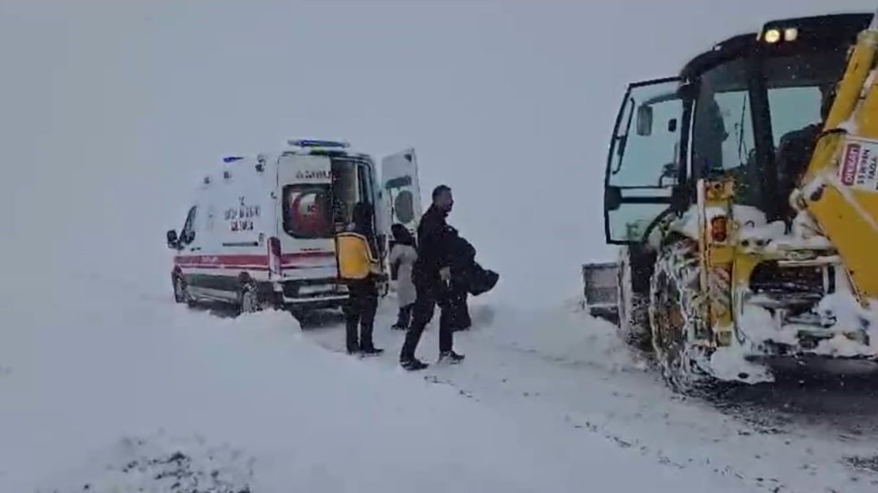 Van'da Yoğun Kar Yağışı Ulaşımı Aksattı