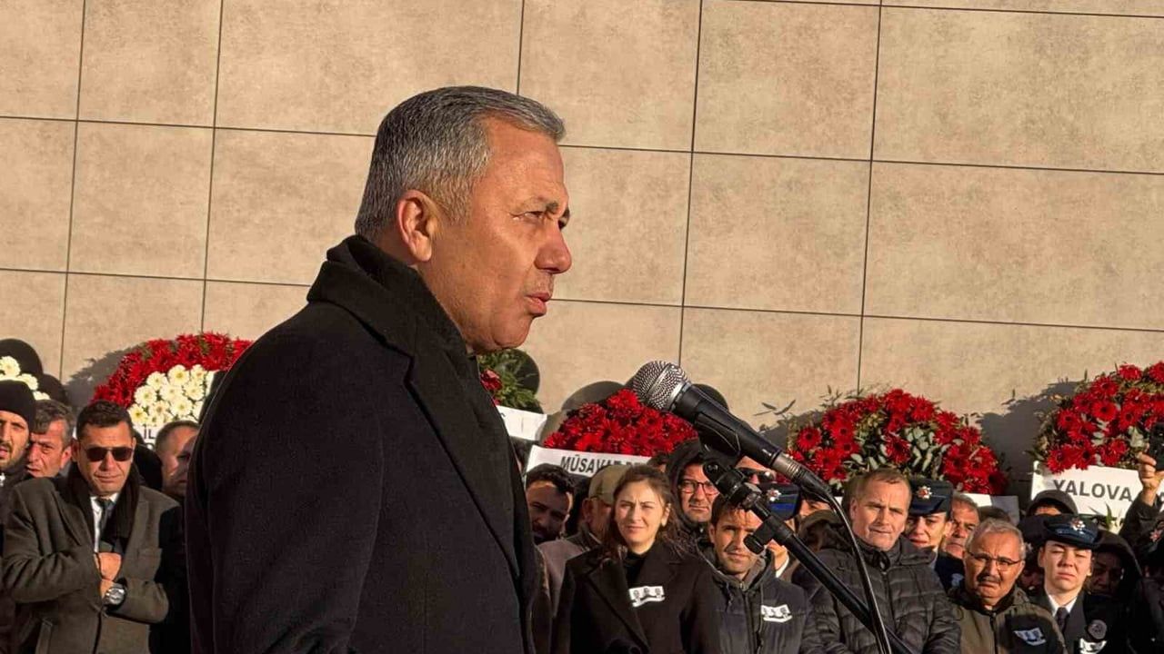 Yalova'da Şehit Polislere Veda Töreni