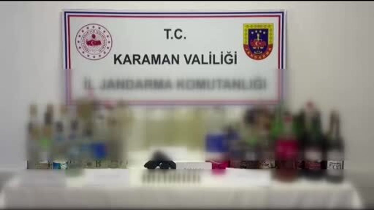 Yeni Yıl Öncesi Jandarmadan Kaçak Alkol Operasyonu