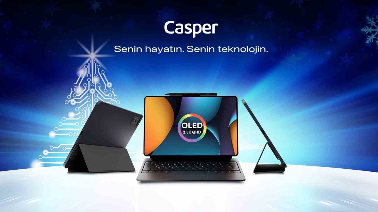 Yeni Yılda Teknoloji Hediyesi: Casper PAD ile OLED Ekranlı Tabletler