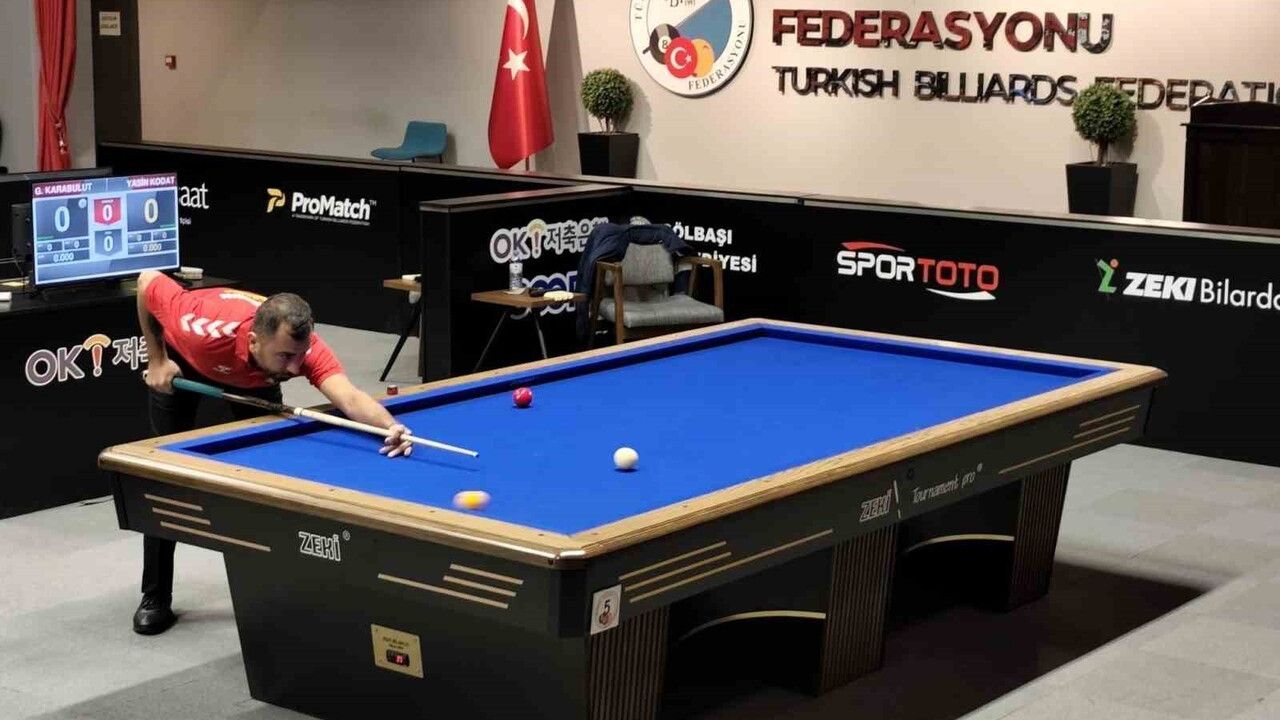 Yenişehir Belediyesi Bilardo Takımı İlk Turu Lider Tamamladı