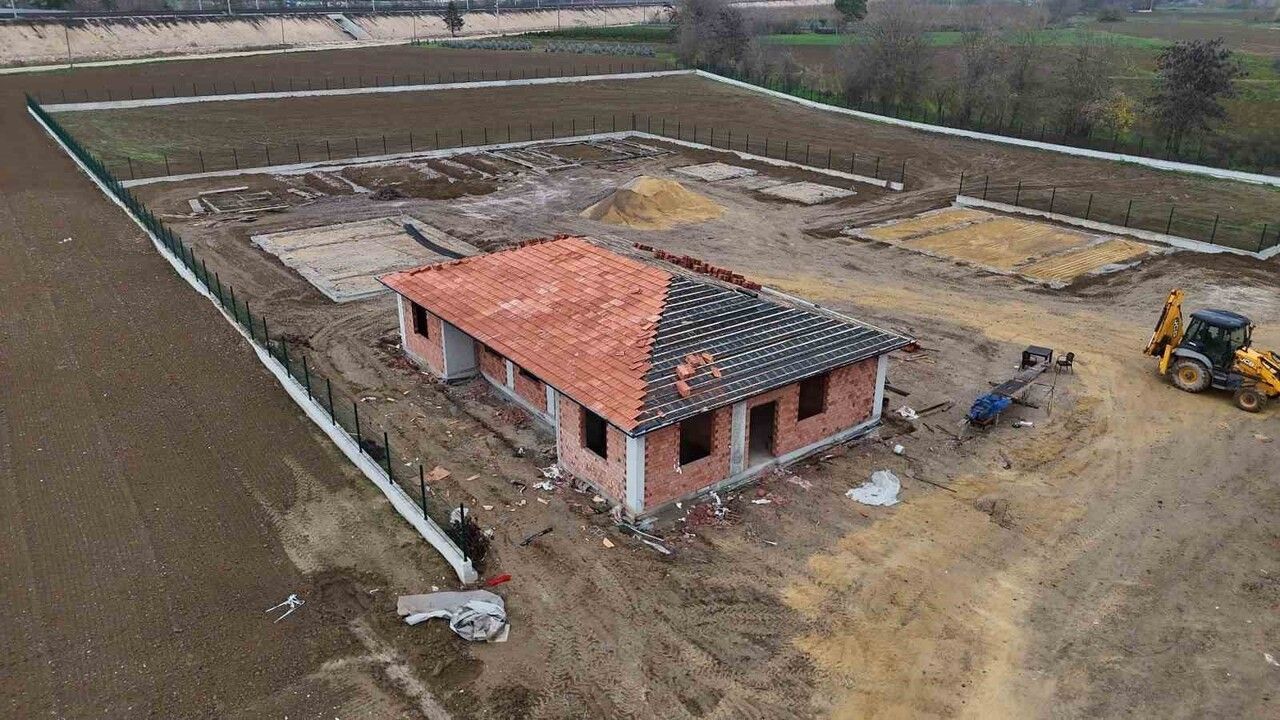 Yenişehir'de Hayvan Bakımevi Çalışmaları Hızla Sürüyor