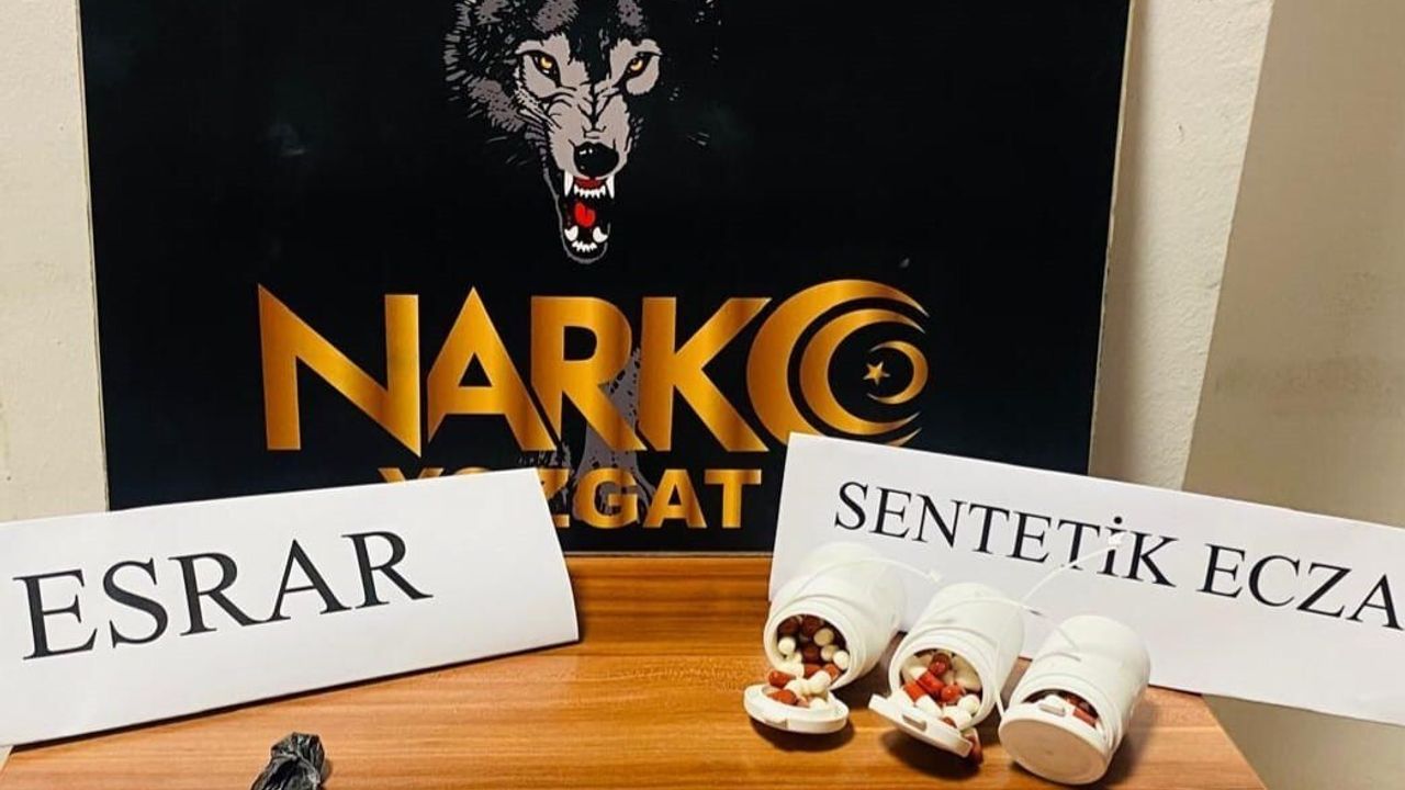 Yerköy'de Uyuşturucu Baskını: 165 Adet Sentetik Ecza Ele Geçirildi