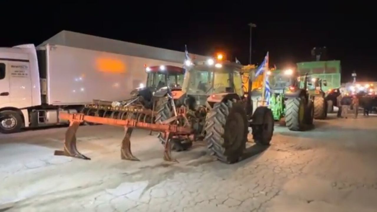 Yunanistan'daki Çiftçi Eylemi Sınırda Ciddi Aksamalara Yol Açtı