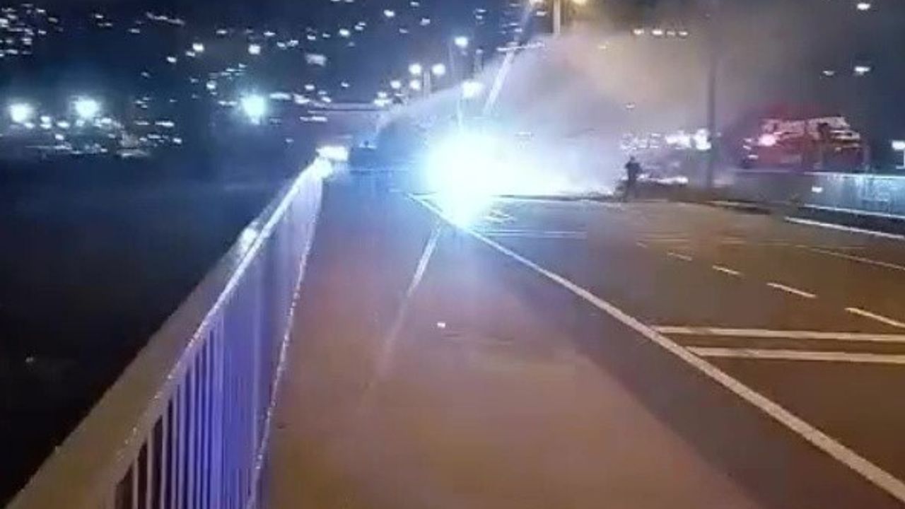 Zonguldak'ta Halk Otobüsünde Yangın Çıktı