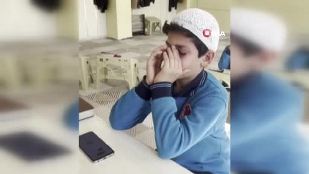11 Yaşındaki Yusuf Sami Öztürk Hafızlık Eğitimini Tamamladı