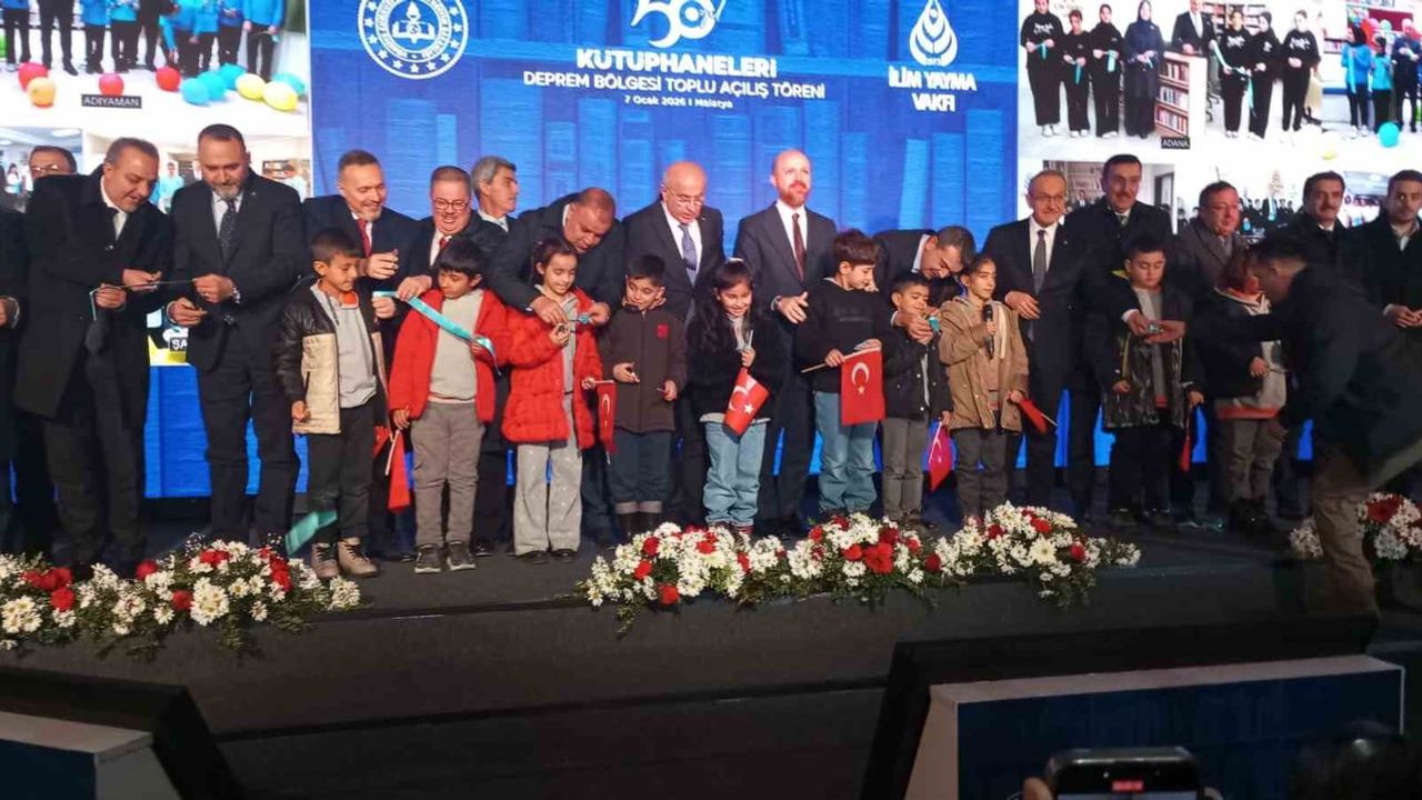 50. Yıl Kütüphaneleri Deprem Bölgesinde Hizmete Girdi