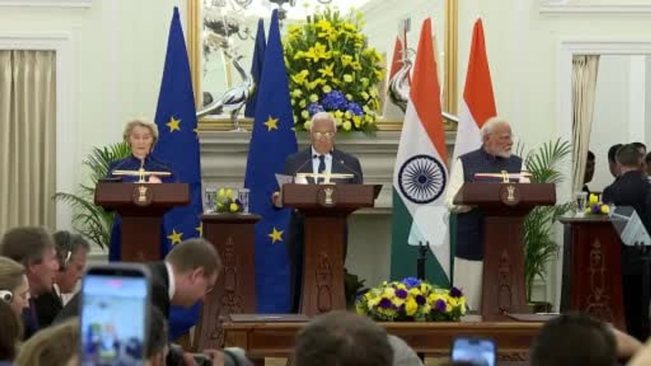 AB ve Hindistan Arasında Tarihi Ticaret Anlaşması İmzalandı