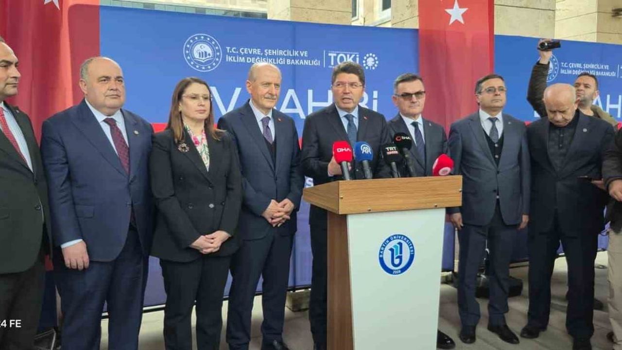 Adalet Bakanı Yılmaz Tunç: Her Alanda Topyekûn Mücadele Gerekiyor