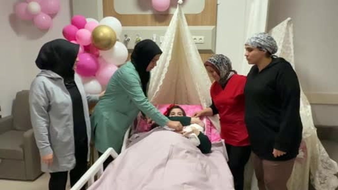 Adıyaman'da 2026'nın İlk Bebeği Rüya Dünyaya Geldi