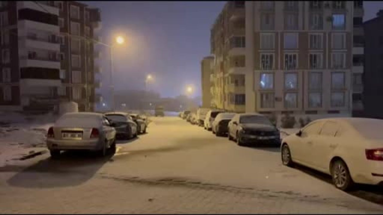 Adıyaman'da Etkili Kar Yağışı